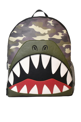Kids Camo Dinosaur Backpack